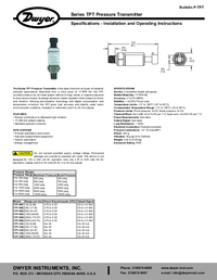 Thumbnail of document Manual - TPT Industrial Pressure Transmitter